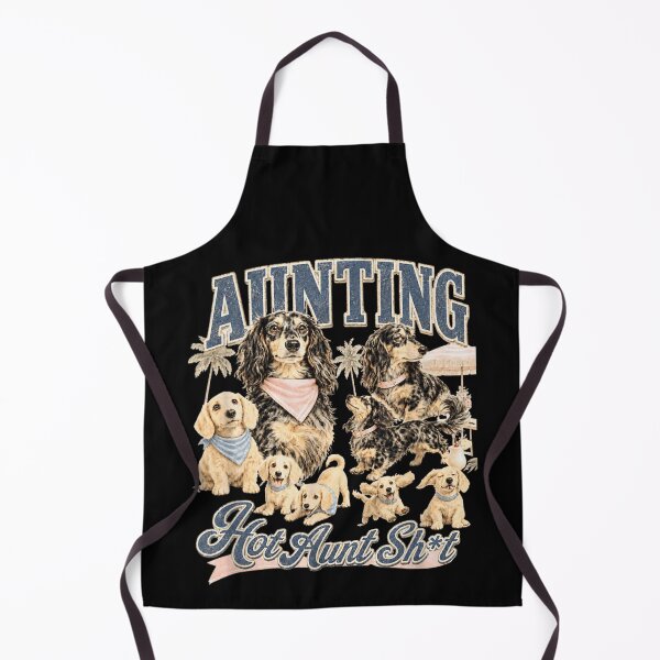 Item preview, Funny Long Haired Dachshund Dog Aunting Hot Aunt Shit Summer Beach designed and sold by WilliaMaler.