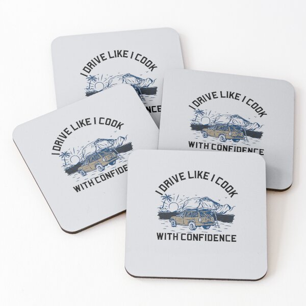Item preview, I drive like I cook, with confidence  designed and sold by CHIEF-HAT STORE.