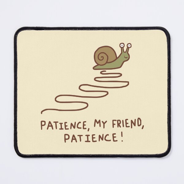 Item preview, Funny Patience Snail designed and sold by Doodlywood.
