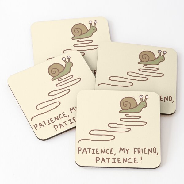 Item preview, Funny Patience Snail designed and sold by Doodlywood.