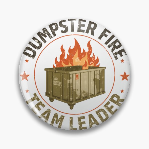 Item preview, Dumpster Fire Team Leader Workplace Humor Manager Supervisor Gift designed and sold by HumansStuck12.