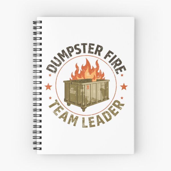 Item preview, Dumpster Fire Team Leader Workplace Humor Manager Supervisor Gift designed and sold by HumansStuck12.