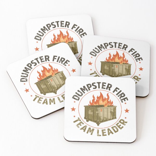 Item preview, Dumpster Fire Team Leader Workplace Humor Manager Supervisor Gift designed and sold by HumansStuck12.