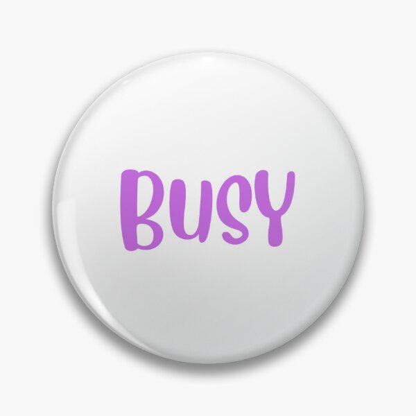 Item preview, BUSY – BubblyTypography Design designed and sold by suuzuuhaa.