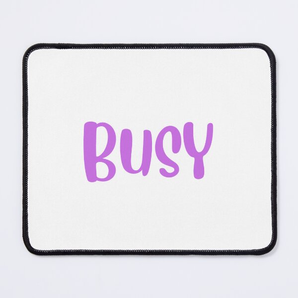 Item preview, BUSY – BubblyTypography Design designed and sold by suuzuuhaa.
