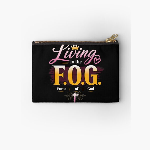 Item preview, Living In The FOG Favor Of God Christian Cross Faith Quote designed and sold by WilliaMaler.