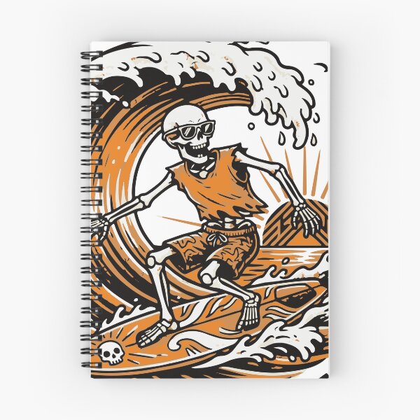 Item preview, Skeleton Summer - Unearthly Rides Surfing  designed and sold by Brexmore3.