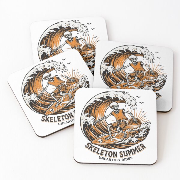 Item preview, Skeleton Summer - Unearthly Rides Surfing  designed and sold by Brexmore3.