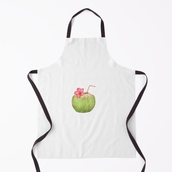 Item preview, Tropical Coconut Drink Hibiscus Summer Sticker designed and sold by CoquetteBySofia.