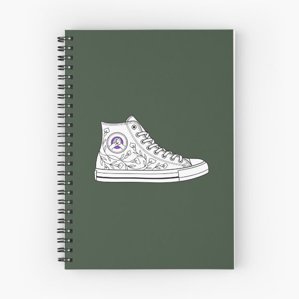 Item preview, Minimalist Sneaker with Flowers designed and sold by NoraStudioArt.
