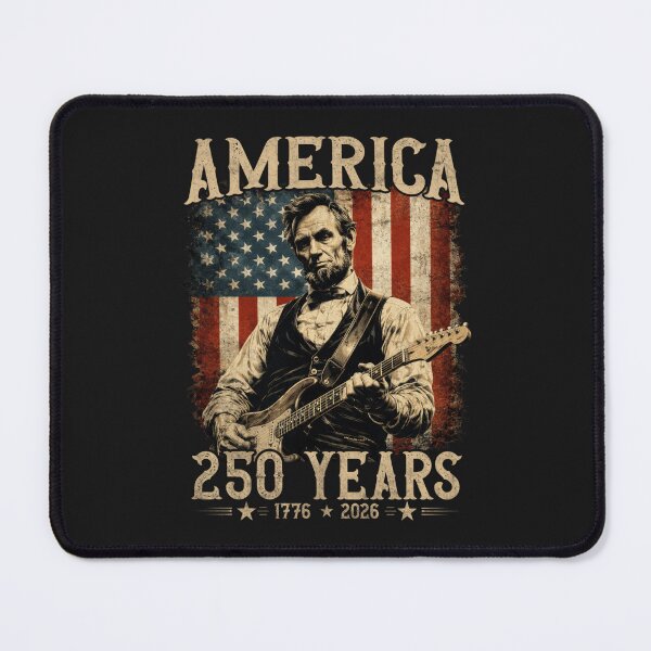 Item preview, Abraham Lincoln Playing Guitar Rock And Roll American Flag Vintage Funny designed and sold by WillieLawhon.