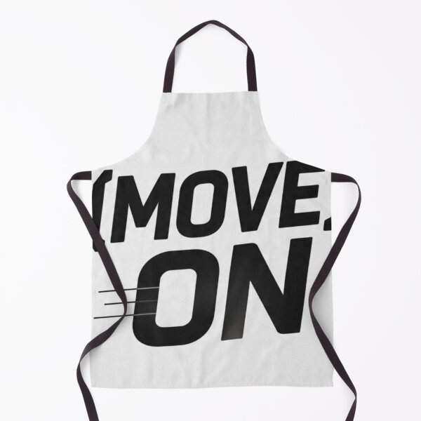 Item preview, Move On - Bold Motivational Typography Quote - Move Forward Life Quote - Black and White Poster designed and sold by AiNaturalsOnly.