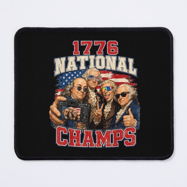 Item preview, Funny One Seven Seven Six National Champs Founding Fathers Selfie Graphic designed and sold by WilliaMaler.