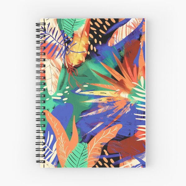 Item preview, Caribbean Colors Tropical Island Abstract Leaves Chic Art designed and sold by DEC02.