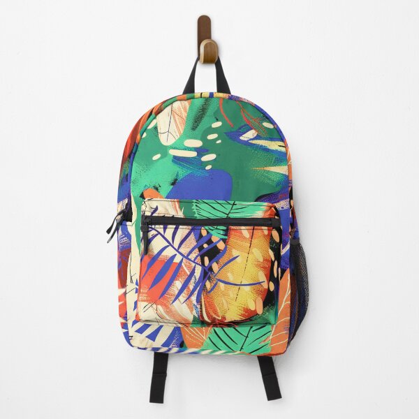 Item preview, Caribbean Colors Tropical Island Abstract Leaves Chic Art designed and sold by DEC02.