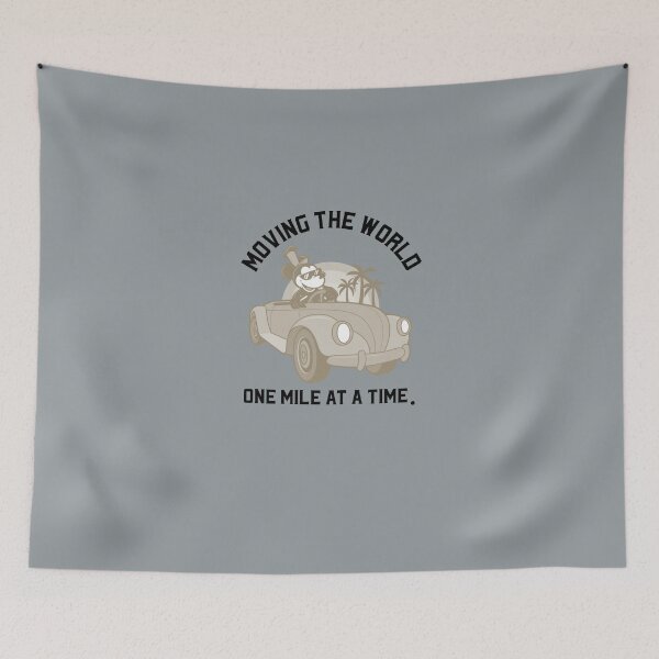 Item preview, Moving the world, one mile at a time designed and sold by CHIEF-HAT STORE.