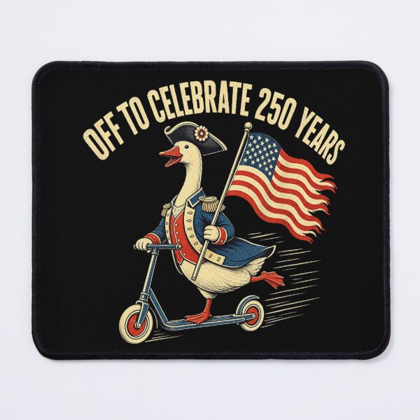 Item preview, Funny Patriot Goose On Scooter Celebrating America Two Hundred Fifty Years designed and sold by YubitaLeLe.
