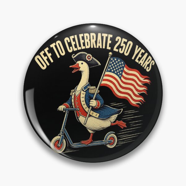 Item preview, Funny Patriot Goose On Scooter Celebrating America Two Hundred Fifty Years designed and sold by YubitaLeLe.