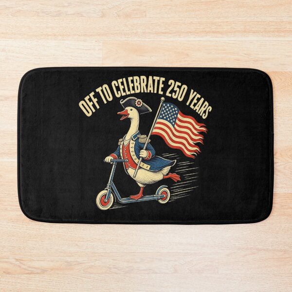 Item preview, Funny Patriot Goose On Scooter Celebrating America Two Hundred Fifty Years designed and sold by YubitaLeLe.