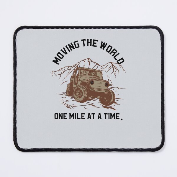Item preview, Moving the world, one mile at a time V2 designed and sold by CHIEF-HAT STORE.