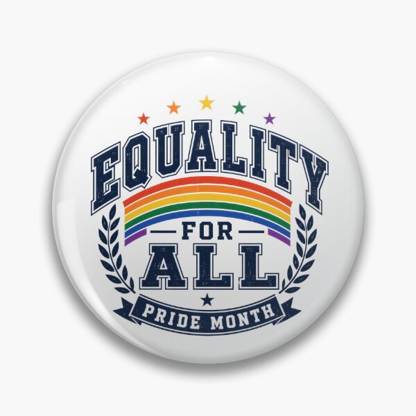 Item preview, Equality For All Vintage Varsity Pride Month Design Logo, Sticker, T-shirt designed and sold by martin-i13.