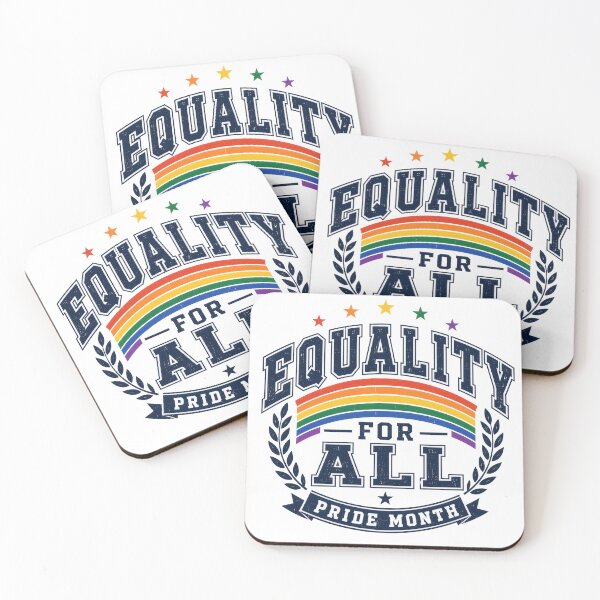 Item preview, Equality For All Vintage Varsity Pride Month Design Logo, Sticker, T-shirt designed and sold by martin-i13.