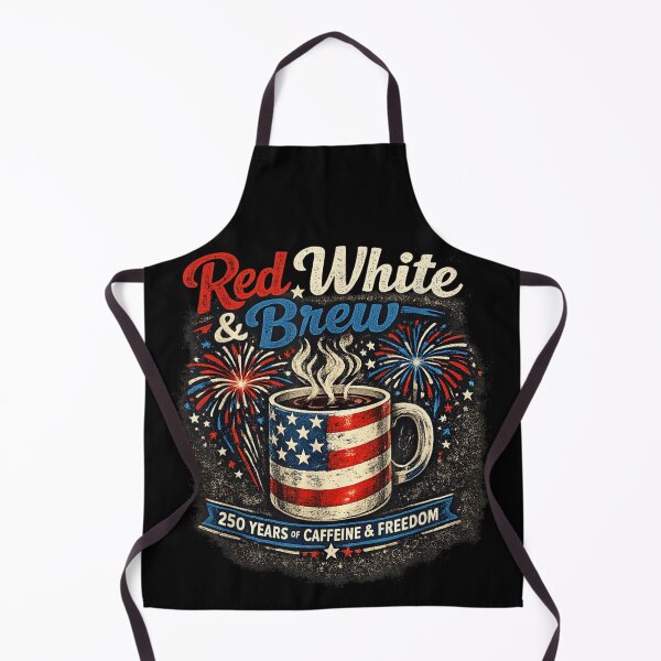 Item preview, Vintage Red White And Brew Two Hundred Fifty Years Of Caffeine Freedom designed and sold by YubitaLeLe.