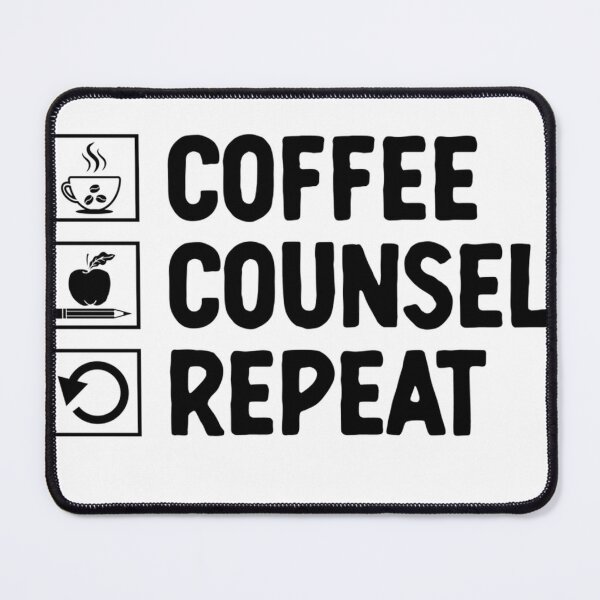 Item preview, Coffee Counsel Repeat School Counselor Guidance Counseling Long Sleeve T-Shirt designed and sold by Badriiiii.