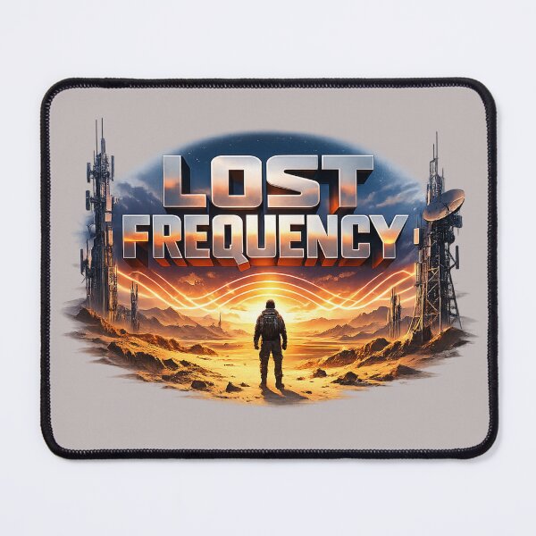 Item preview, Lost Frequency – Futuristic Sci-Fi Streetwear Artwork designed and sold by THAMIM REALITY 2.0.