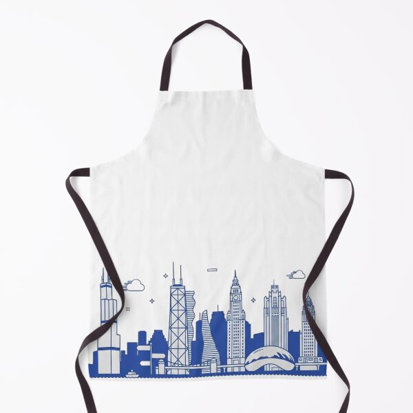 Item preview, Chicago Skyline Minimalist Blue Line Art designed and sold by BoringClothes .