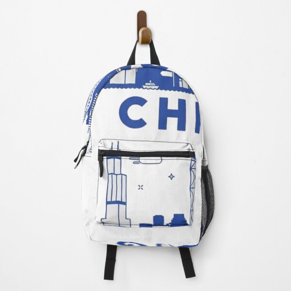 Item preview, Chicago Skyline Minimalist Blue Line Art designed and sold by BoringClothes .