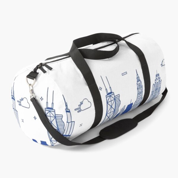 Item preview,  Chicago Skyline Minimalist Blue Line Art designed and sold by BoringClothes .