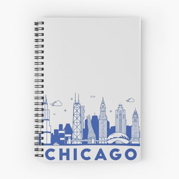 Item preview,  Chicago Skyline Minimalist Blue Line Art designed and sold by BoringClothes .