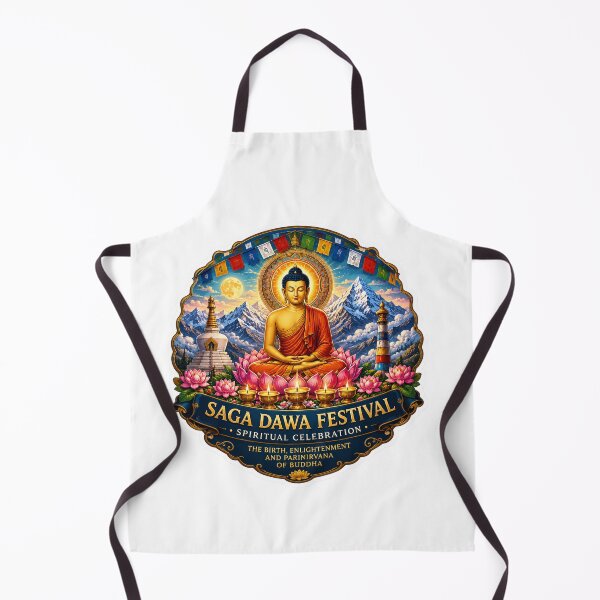 Item preview, saga dawa spiritual festival design sticker ! Saga Dawa Sacred Sticker | The Full Moon of Merit & Compassion ! Buddha's Triple Blessing – Saga Dawa Limited Drop designed and sold by Ulikedigital14.