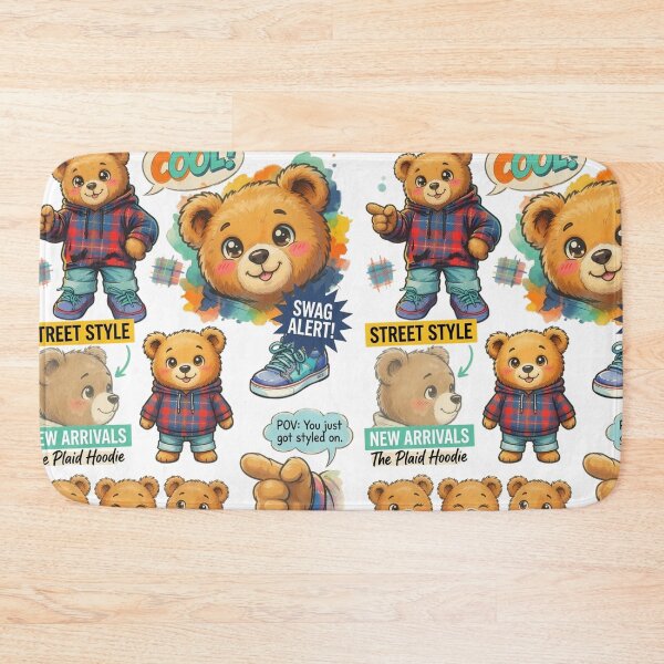 Item preview, Cute Editorial Style Teddy Bear Art designed and sold by bewitchedcuties.