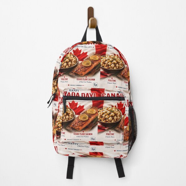 Item preview, Canada Day Poutine And Salmon Poster designed and sold by Easternpantry.