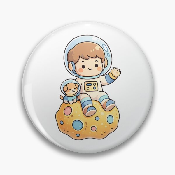 Item preview, Astronaut Kid and Dog Space Shirt designed and sold by SoftSproutstu.