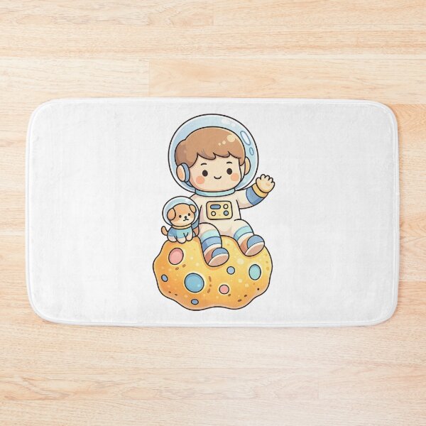 Item preview, Astronaut Kid and Dog Space Shirt designed and sold by SoftSproutstu.