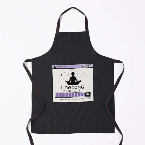 Item preview, Loading Inner Peace 99% – Retro Pixel Meditation Tech Design designed and sold by warlistop.