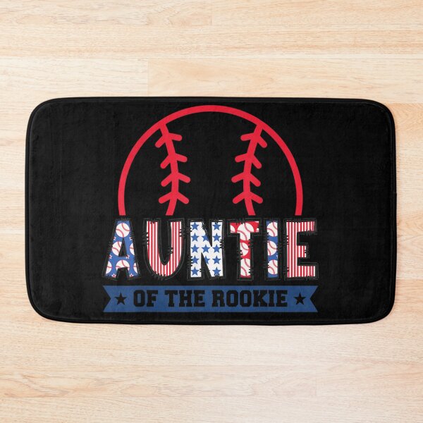 Item preview, Patriotic American Flag Font Auntie Of The Rookie Baseball Aunt Gift designed and sold by LittleNhutton.