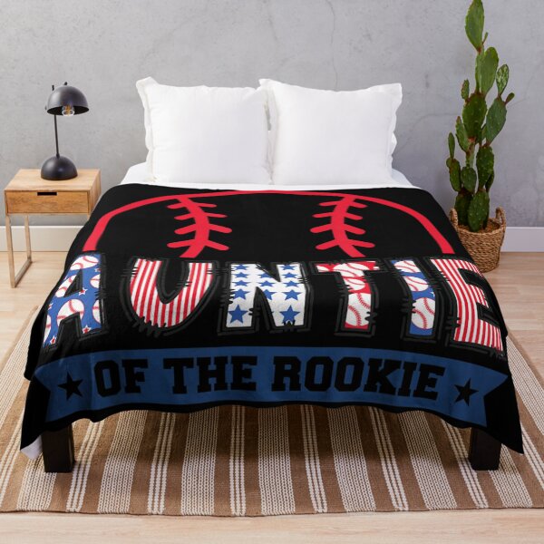 Item preview, Patriotic American Flag Font Auntie Of The Rookie Baseball Aunt Gift designed and sold by LittleNhutton.