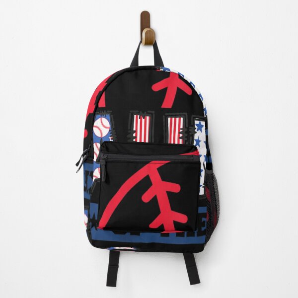Item preview, Patriotic American Flag Font Auntie Of The Rookie Baseball Aunt Gift designed and sold by LittleNhutton.