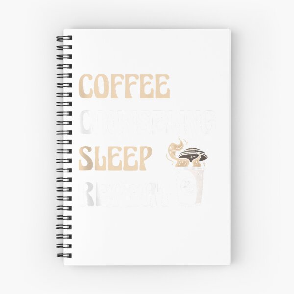 Item preview, Coffee Counseling Sleep Repeat Mental Health Counselor Tank Top designed and sold by ‘Nothing Scares Me’ Store.