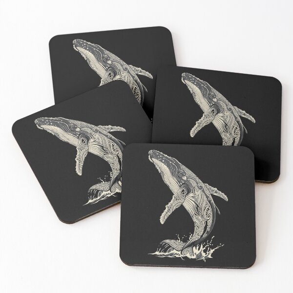 Item preview, Majestic Humpback Whale Tribal Tattoo designed and sold by HexOne.