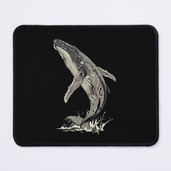 Item preview, Majestic Humpback Whale Tribal Tattoo designed and sold by HexOne.