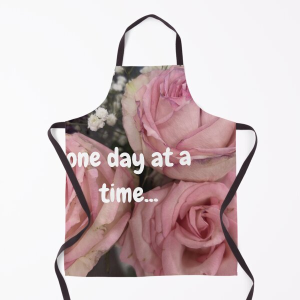 Item preview, One Day at a Time – Soft Pink Rose Mental Health Quote Aesthetic designed and sold by justsuestudio.