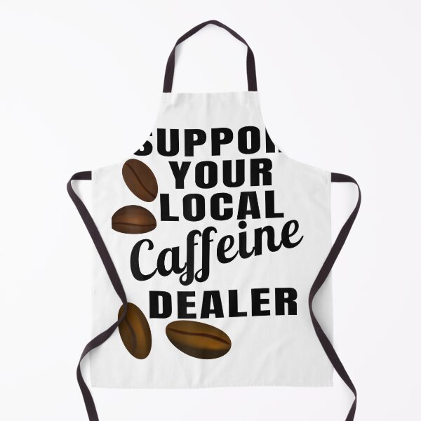 Item preview, Coffee Shirt Support Your Local Caffeine Dealer Coffee Bean T-Shirt designed and sold by DArtfulStudio.