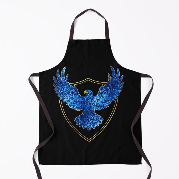 Item preview, Geometric Sapphire Eagle Coat of Arms designed and sold by QuirkyCloud Designs.