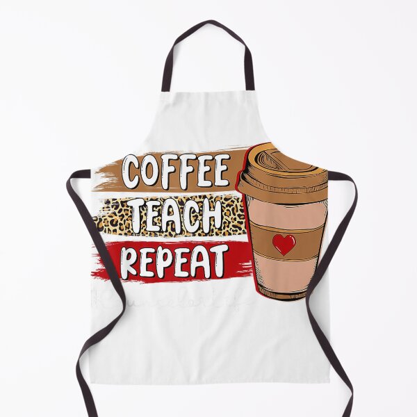 Item preview, Coffee Teach Repeat Counselor Life Leopard Coffee Lover T-Shirt designed and sold by kakashii7.
