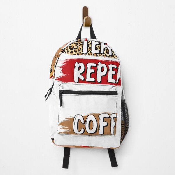 Item preview, Coffee Teach Repeat Counselor Life Leopard Coffee Lover T-Shirt designed and sold by kakashii7.